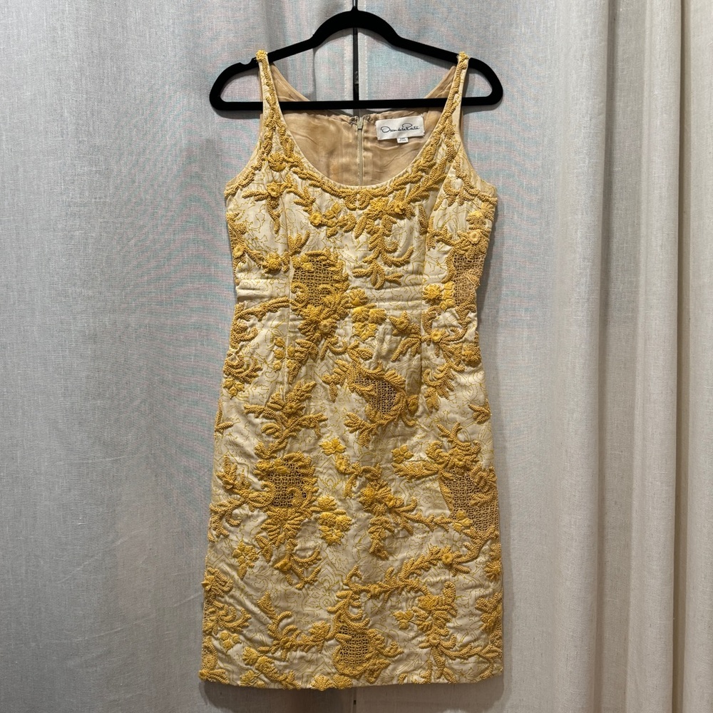 Oscar de la Renta Embroidered Dress